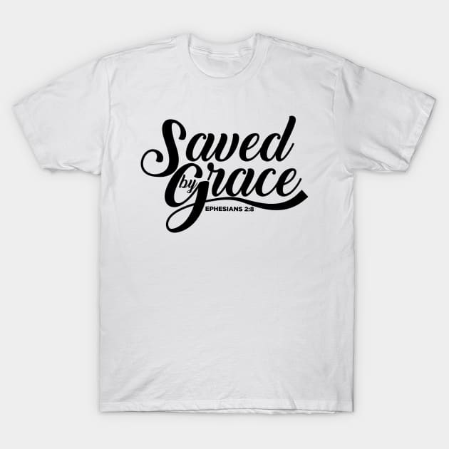 Saved by Grace T-Shirt by Kuys Ed